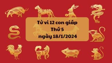 Vận trình công việc và tình cảm của 12 con giáp ngày 18/1/2024: Tuổi Tý bấp bênh, tuổi Sửu được đà phát triển