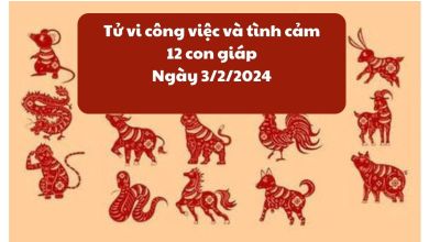 Tử vi công việc và tình cảm 12 con giáp ngày 3/2/2024: Tuổi Sửu tình cảm buồn nhiều hơn vui