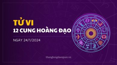 Tử vi hàng ngày 24/1/2024: Vận trình của 12 cung hoàng đạo