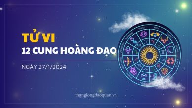 Tử vi hàng ngày 27/1/2024: Vận trình của 12 cung hoàng đạo