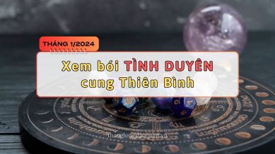 Xem sao bói tình duyên cung Thiên Bình tháng 1/2024
