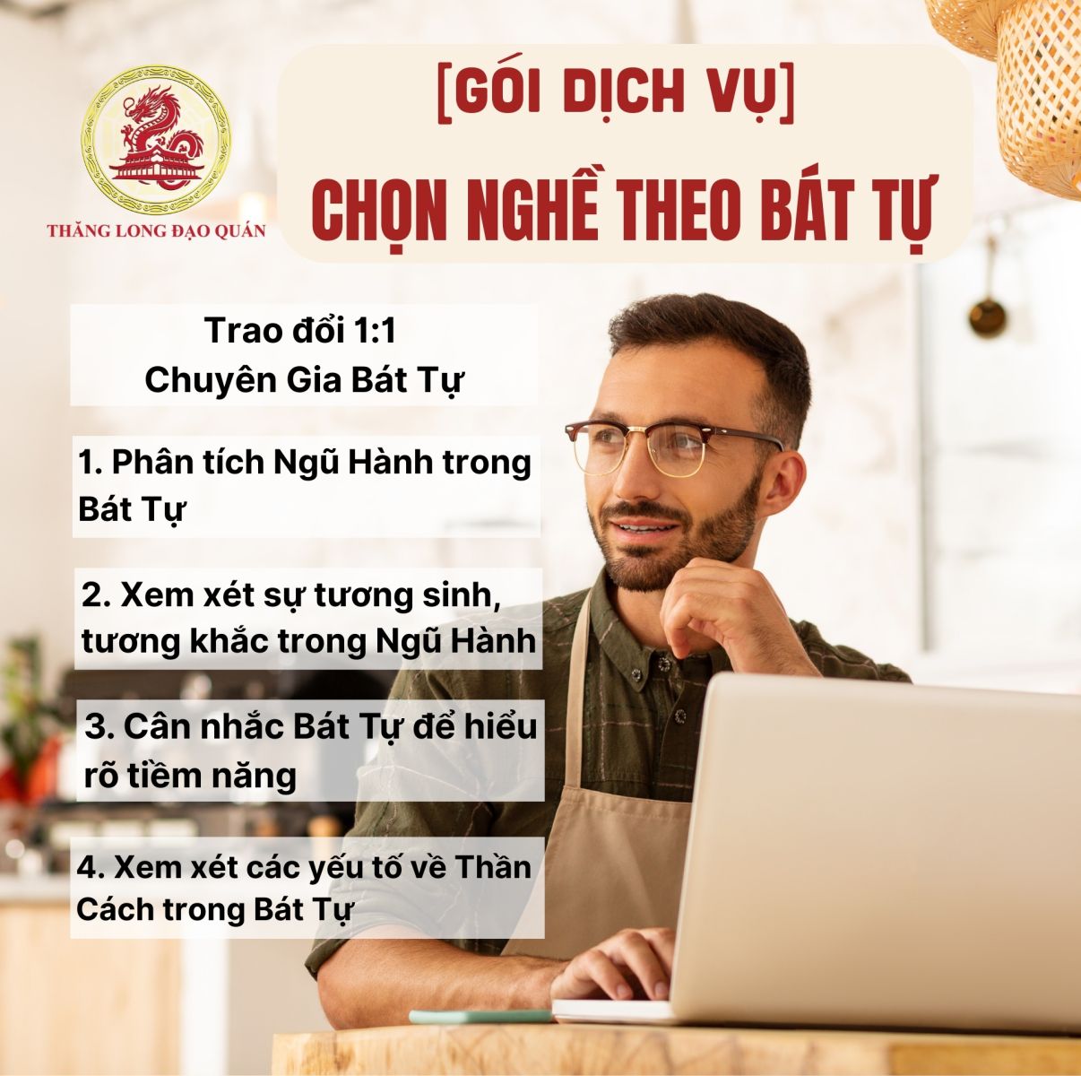 [GÓI DỊCH VỤ]  CHỌN NGHỀ THEO BÁT TỰ - THĂNG LONG ĐẠO QUÁN
