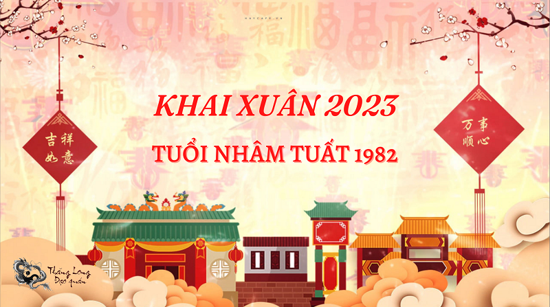 Khai xuân tuổi Nhâm Tuất 1982 ngày giờ, tuổi nào để may mắn cả năm?