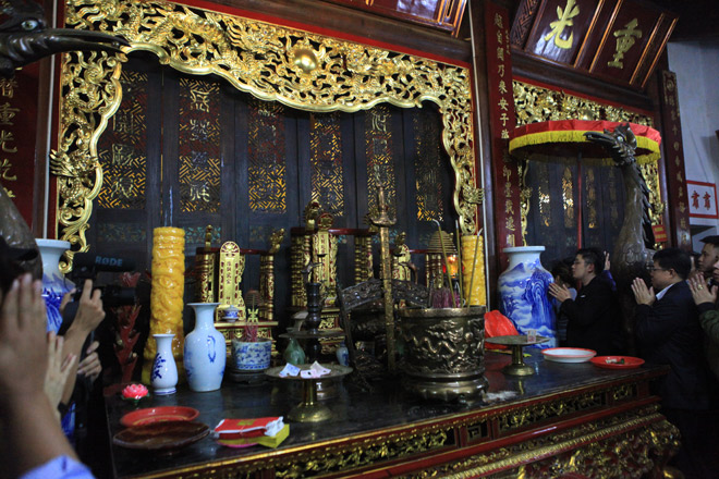 Đền Trần thờ 14 vị vua nhà Trần cùng các quan lại có công phù tá