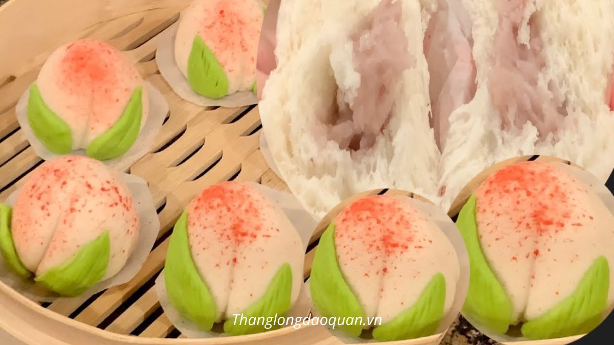 Bánh Trung thu ở Thái Lan thường được làm theo hình quả đào