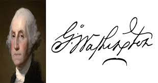 Chữ ký của tổng thống đầu tiên nước Mỹ: George Washington