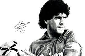 Chữ ký của cầu thủ bóng đá Diego Maradona