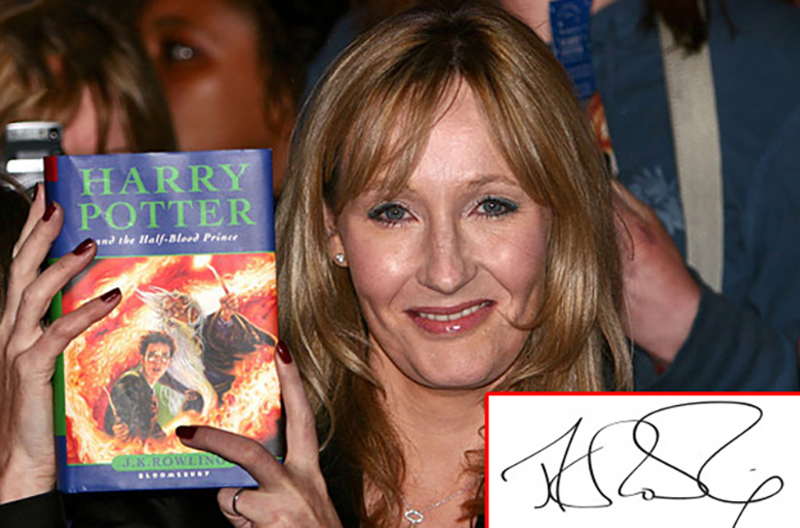 Nhà văn J.K. Rowling, tác giả của bộ truyện giả tưởng Harry Potter