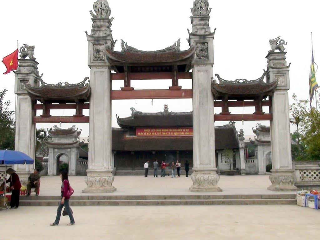 Đặc điểm kiến trúc độc đáo của đền Tràn Thái Bình
