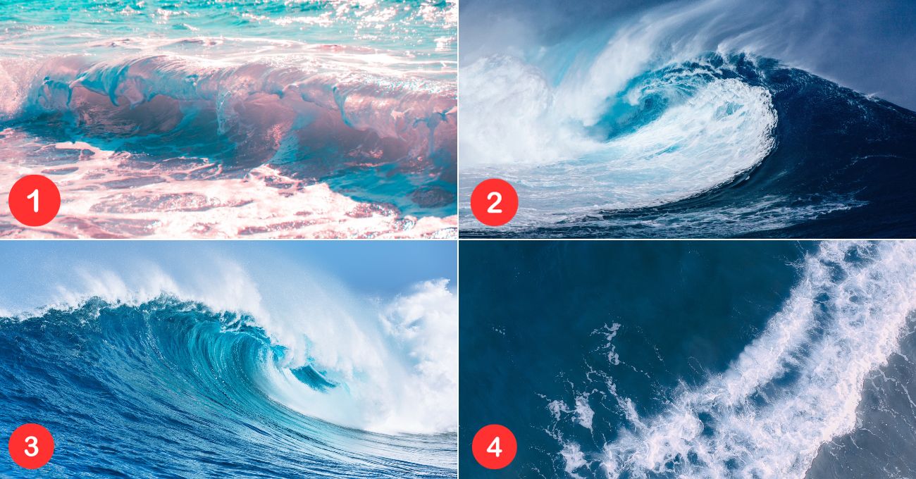 Chọn ngọn sóng mà bạn thích sẽ tiết lộ đỉnh cuộc đời bạn